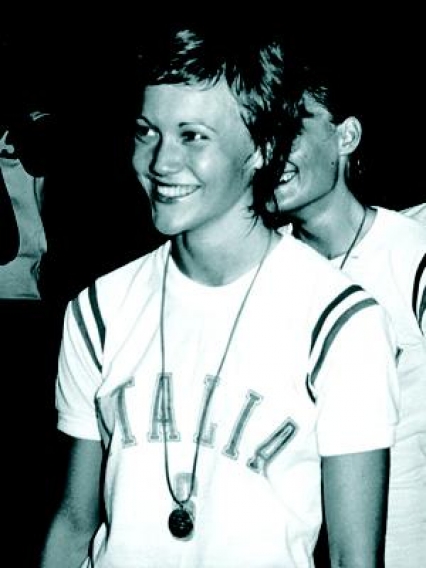 Una giovanissima Lidia Gorlin in nazionale